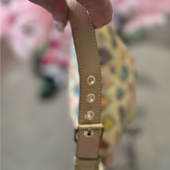 Y2K Vintage DOONEY & BOURKE Rainbow Hearts “IT”Tote Bag- ICONIC!! - Picture 6 of 8